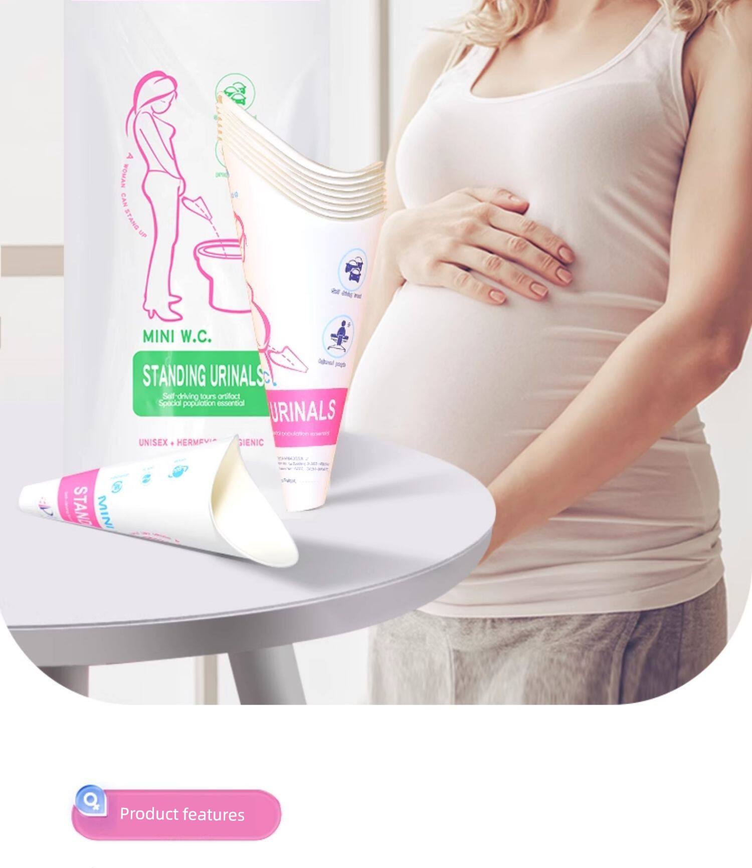 【Urination Device】Jingqi Disposable Urination Cup for Pregnant Women and Postpartum Women, for Standing Use in the Bathroom, C-Section Urination Device — 4
