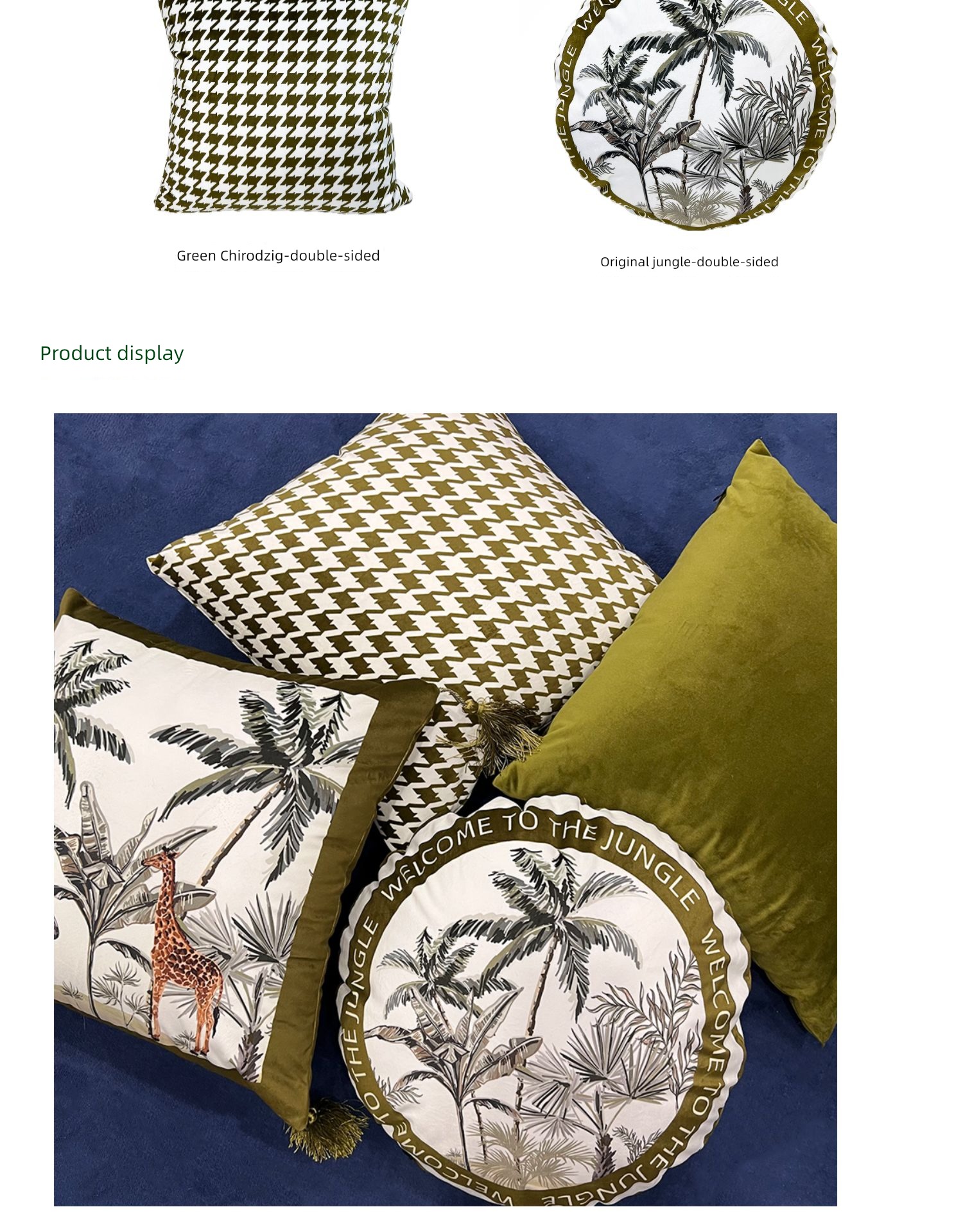 original Nanyang Tropical plants Palm tree Soft outfit Pillow