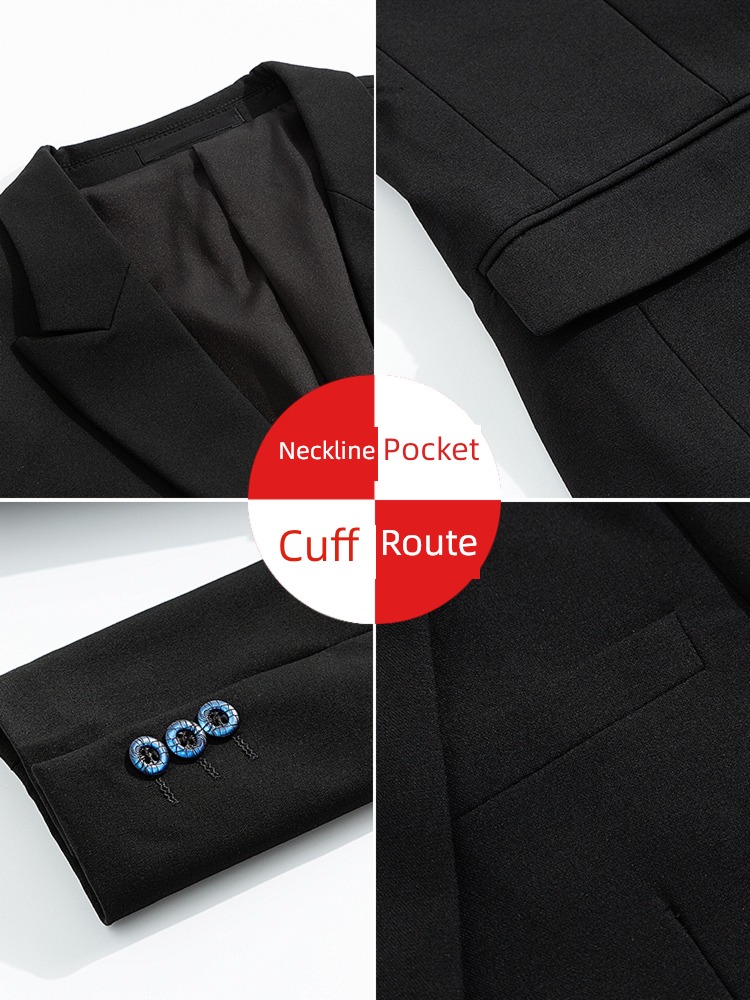 Korean version Self-cultivation leisure time marry trend man 's suit suit