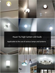 Bulb LED Energy-Saving Lamp E27 Screw Super Bright For Home High Power Workshop Workshop White Light Lighting Bulb 50W