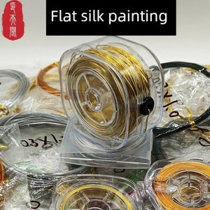 Cloisonné Enamel Painting and Sand Art Special Gold Wire and Colored Wire DIY Materials, Various Specifications and Pac