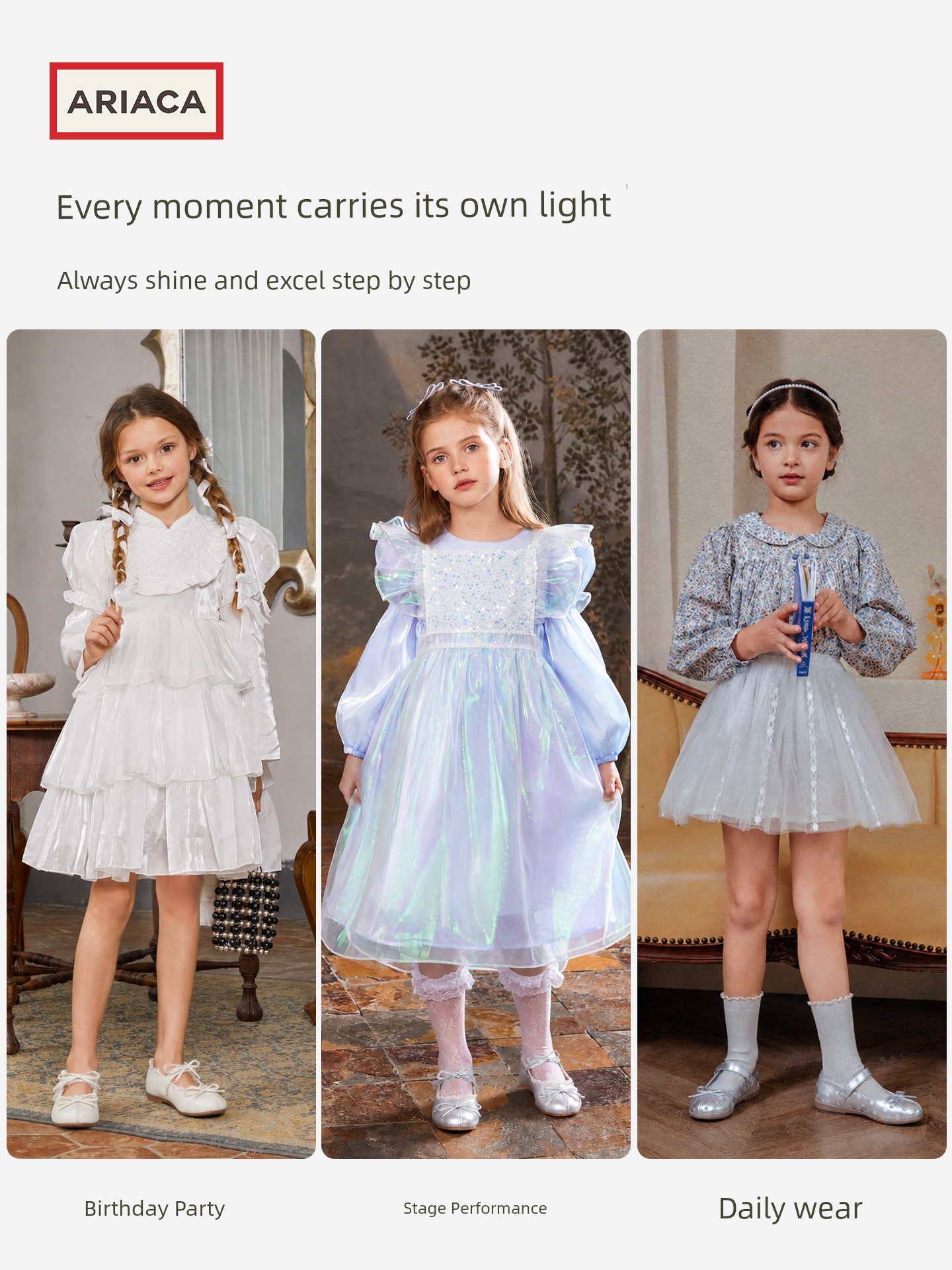 Ariaca Girls' Leather Shoes Mary Jane Shoes Summer Shallow Shoes Little Girls' Single Shoes Kidsren's Princess Shoes — 2