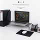 Laptop monitor increased elevated office desktop storage ins desktop computer raising storage rack