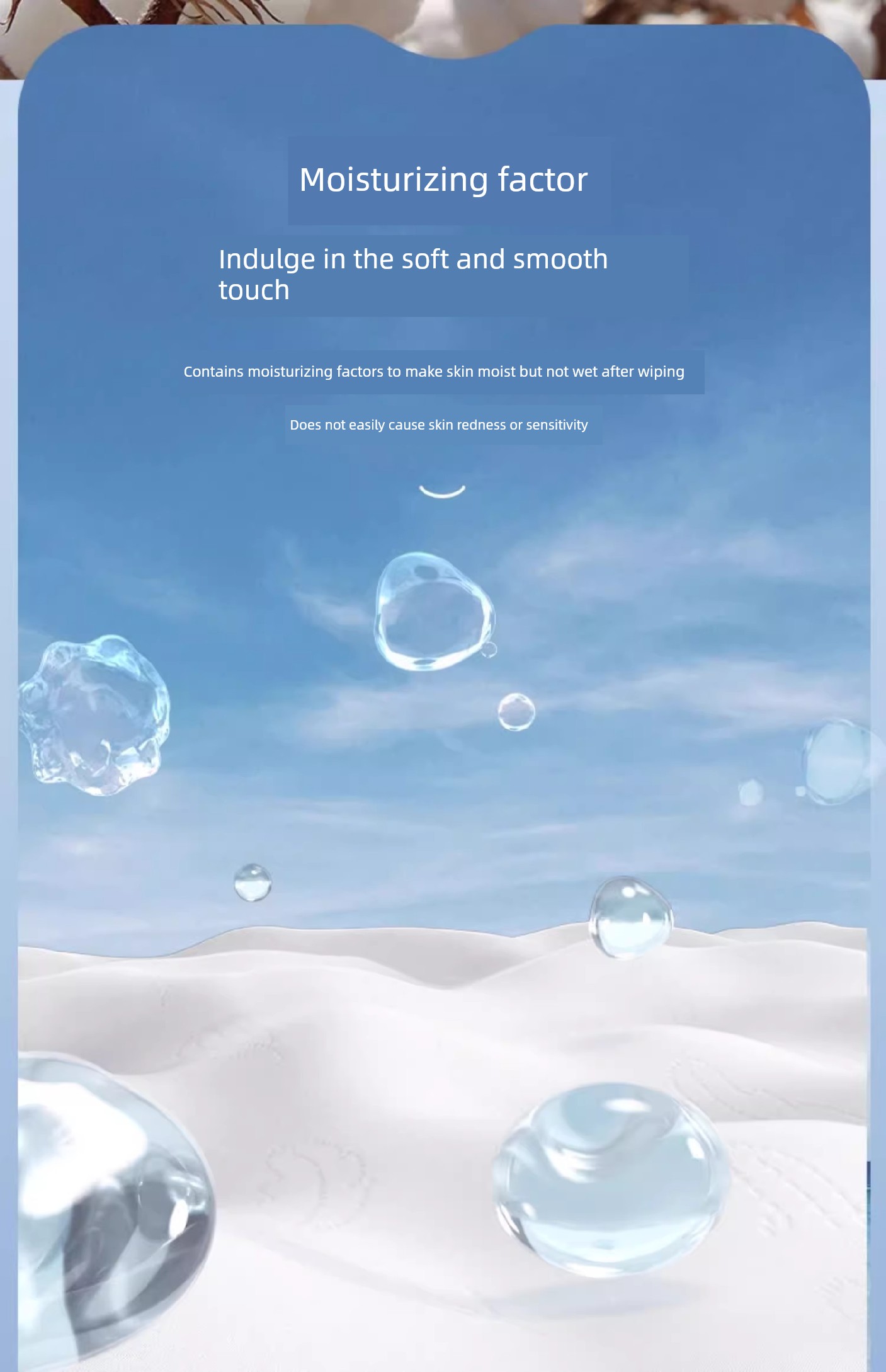 Plant-Based Cloud Soft Towel Cream Paper, Specially Developed for Newborns, Moisturizing Soft Tissue, Baby Facial Tissue, Ultra-Soft Tissue Paper — 14
