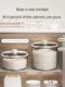 Rice bucket household insect-proof moisture-proof sealed rice jar food grade rice storage box rice box flour bucket storage tank