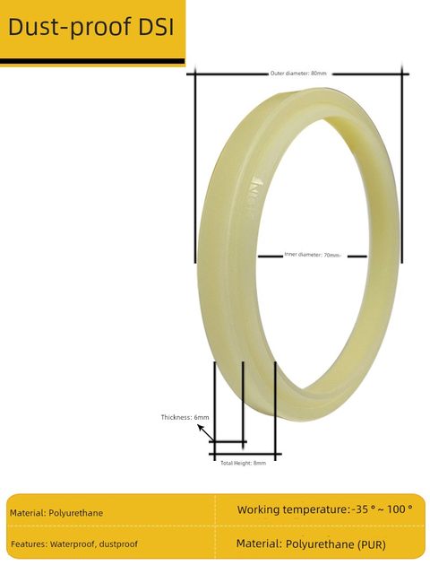 Imported Japanese NOK oil seal DSI type dustproof seal ring 18*26 20*28 25*33 28*36*4.5/6
