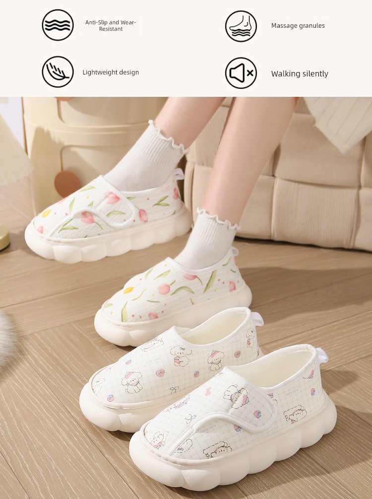 Jq Jingqi Maternity Shoes for Autumn, Postpartum Soft Sole Slippers, Non-Slip Breathable Maternity Shoes for Autumn and Winter — 6