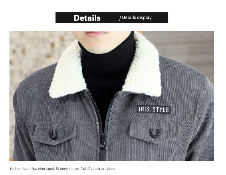 Lamb hair Spring and Autumn Lapel Coat Put on your clothes loose coat