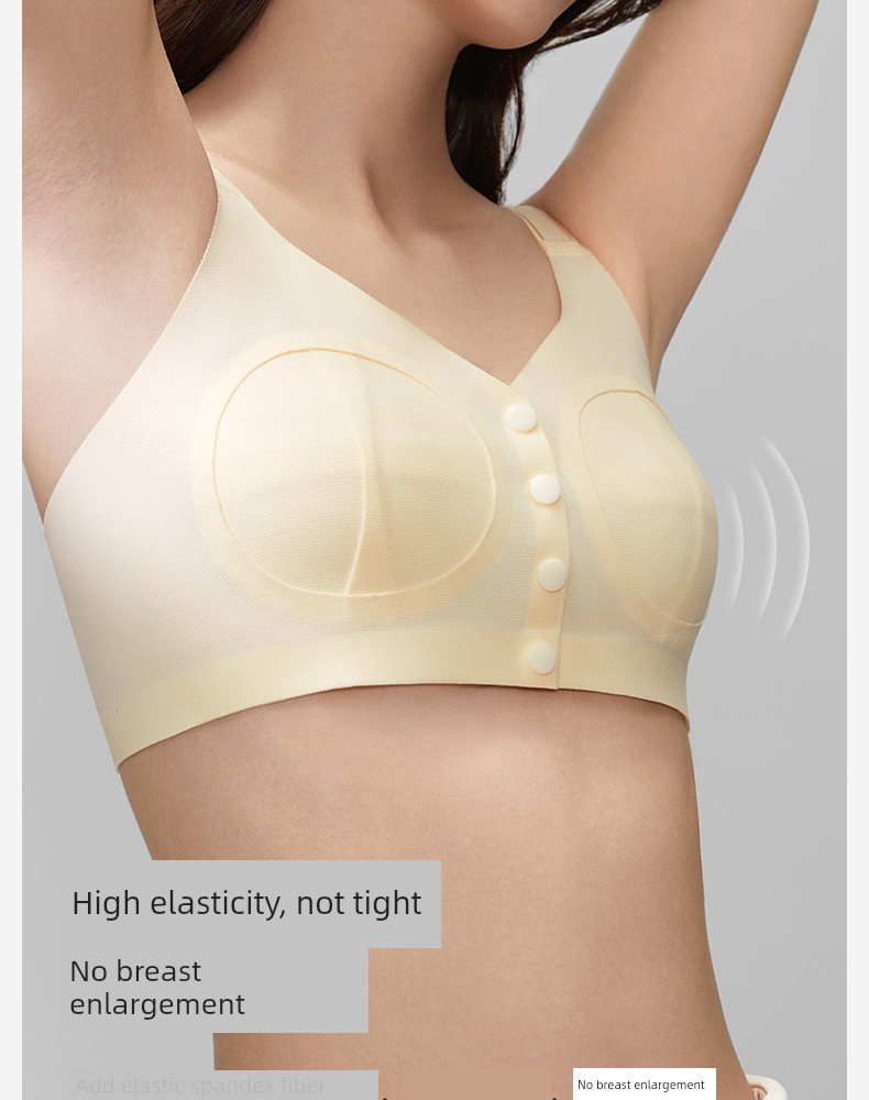 October Crystalline Breastfeeding Intimates Pregnant Women Postpartum Feeding Dedicated Bra Breastfeeding Breast Pump Intimates Hands-Free Bra — 12