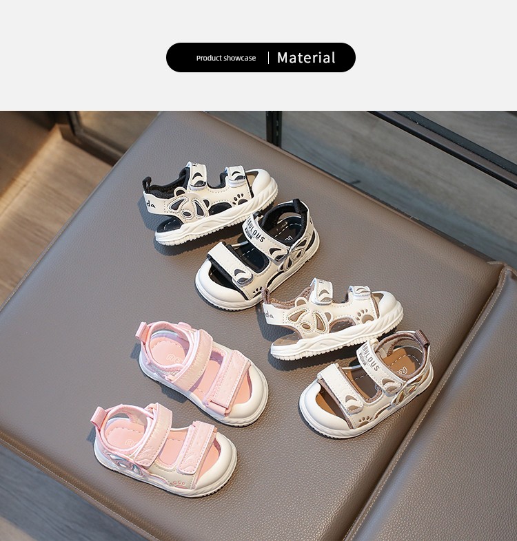 Baby Boy Sandals Summer New Style 0-1-2 Years Old 3-Year-Old Infant Soft-Soled Walking Shoes Children's Closed-Toe Non-Slip Beach Shoes Trendy — 8