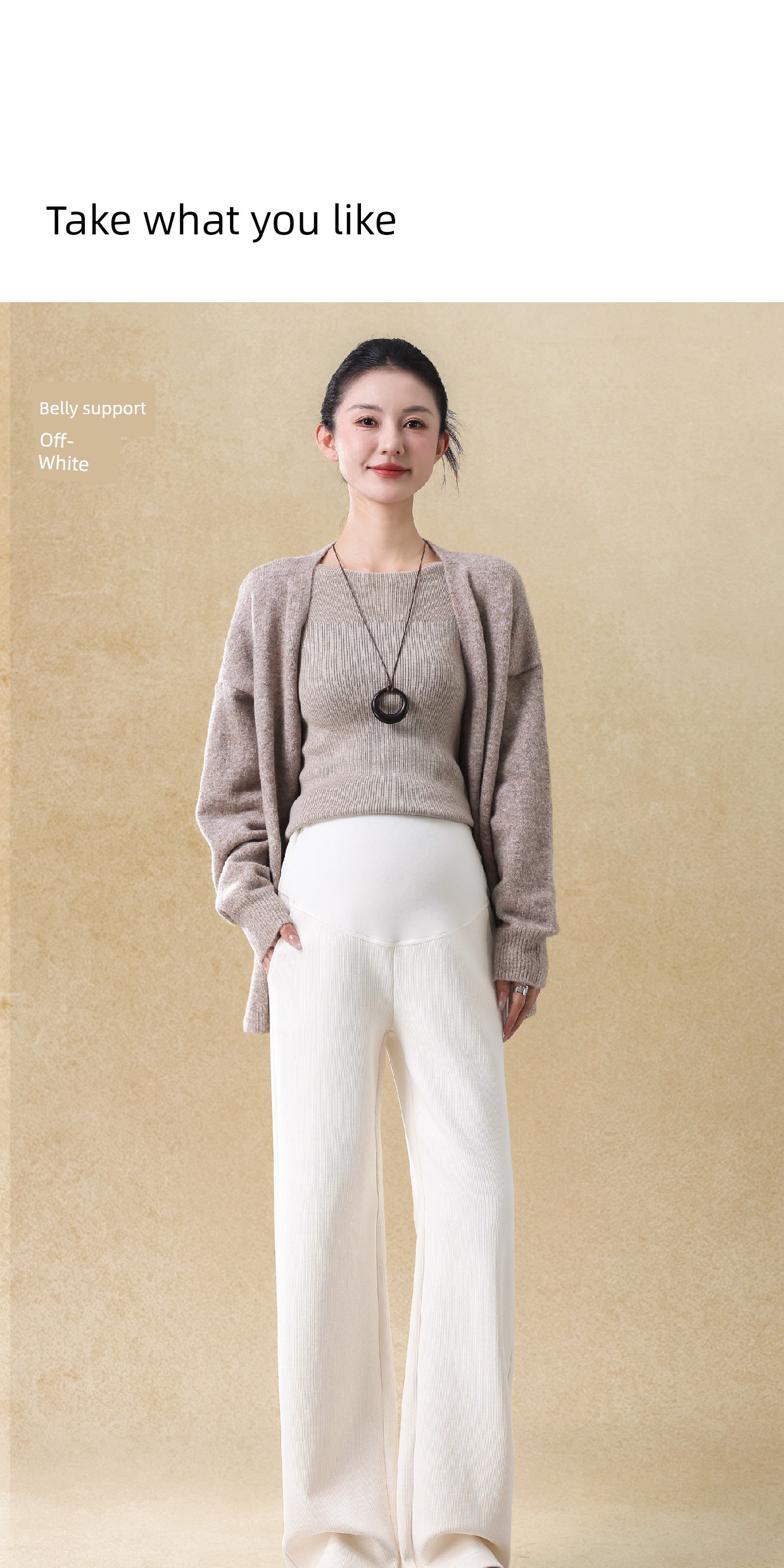 Autumn and Winter Thickened Outer Wear Casual Straight-Leg Pregnant Women's Pants — 20