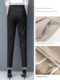 Women's nine-point slimming cigarette pants 2025 spring and summer new high-waist slimming versatile black small-foot casual pants