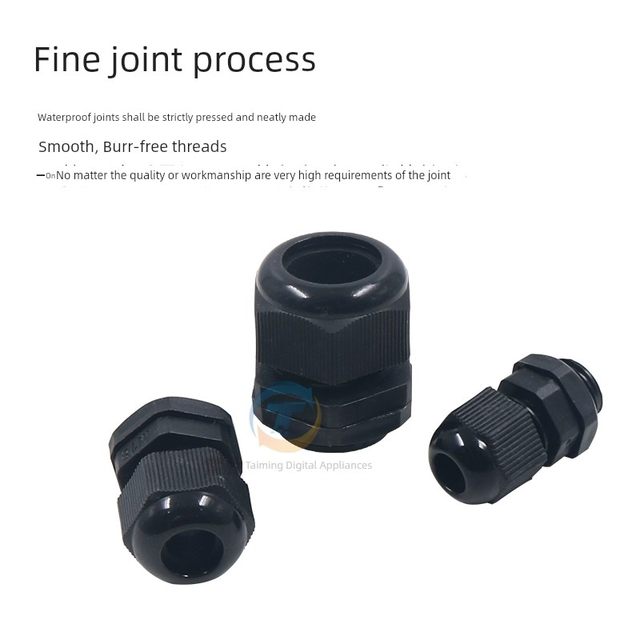 Metric M nylon cable waterproof joint M12 plastic cable 25 fixing head 10 grid granular head 16 lock 20mm