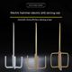 Cement ash mixing rod paint putty powder ash mixing rod electric drill electric hammer impact drill stainless steel razor grey rod
