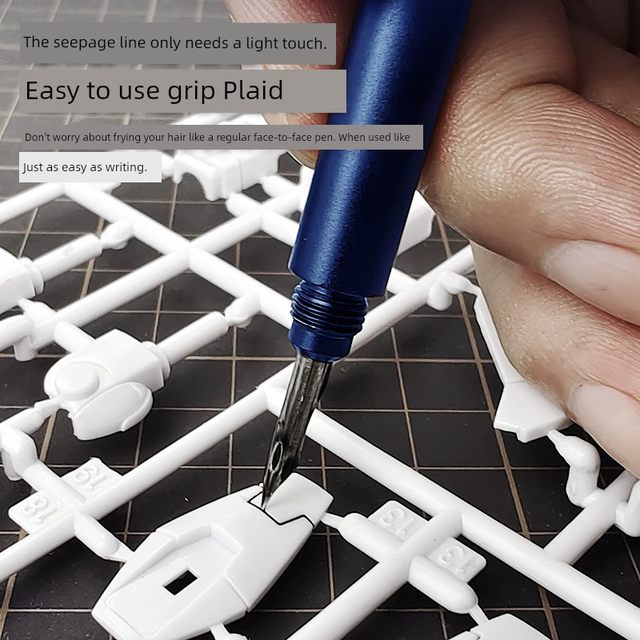 Sterli pen Gundam model military standard engraving color GK pen liquid stainless steel pen tip tool