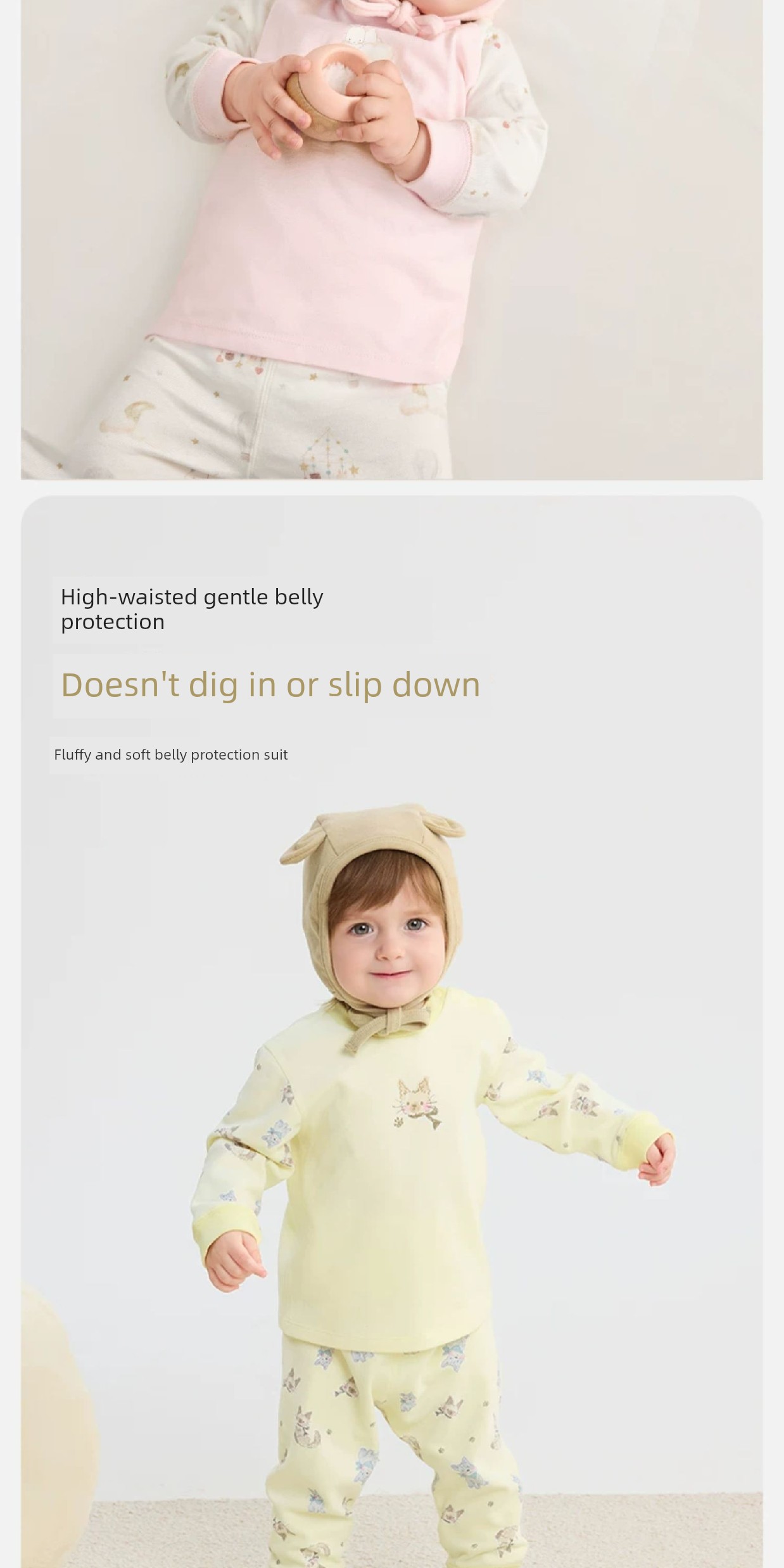 Balabala Children's Baby Pajamas, Infant Clothing, Autumn Clothes and Pants, New Spring and Autumn Two-Piece Set for Boys and Girls — 8