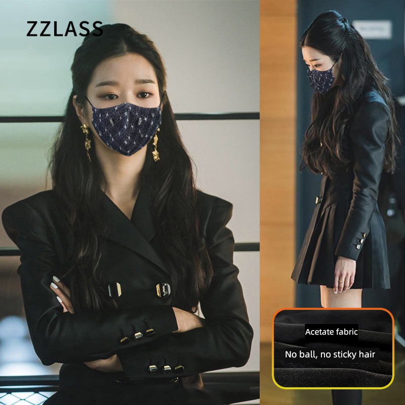 Autumn and winter black Xu Rui although spirit suit Dress
