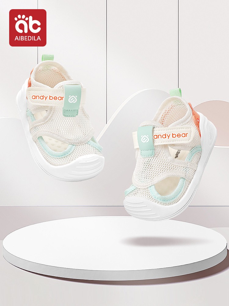Baby Toddler Shoes Sandals Summer Mesh Shoes Baby Shoes Soft Bottom 1-2-3 Years Old Boys and Girls Functional Non Slip Soft — 4