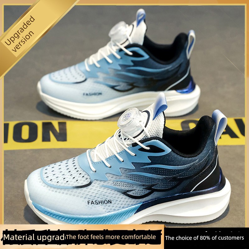 Official Brand Children's Badminton Shoes for Boys, New Autumn Model with Mesh Surface, Suitable for Older Children, Running Sports Shoes for Boys — 5