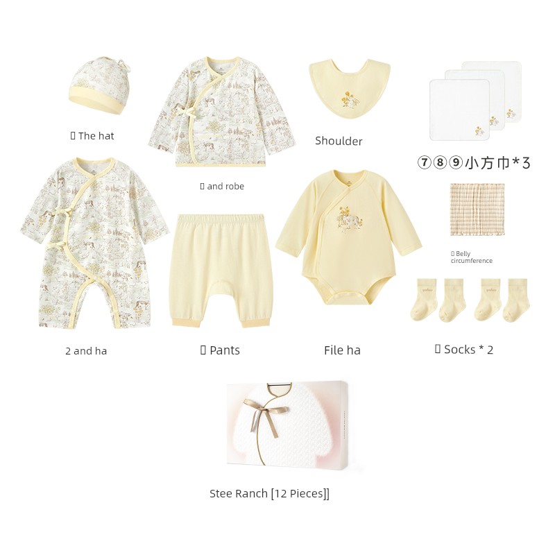 YEEHOO Clothes for Babies Newborn Baby Gift Box for One Month Old — 2