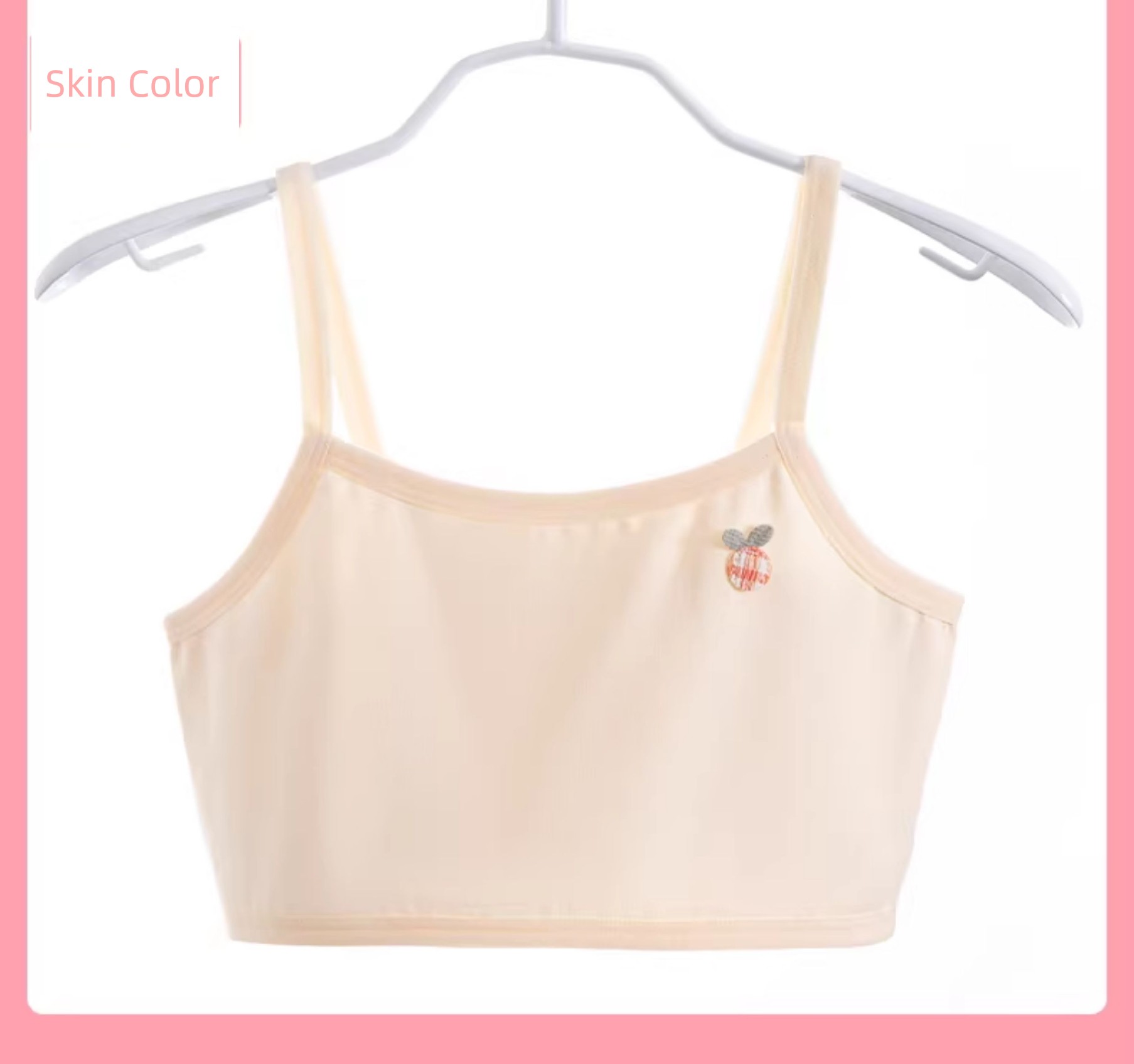 Girls' Underwear for 12-Year-Old Children in the Developmental Stage, Thin Cotton Bra for Young Girls, Elementary School Students' First Stage Children's — 14