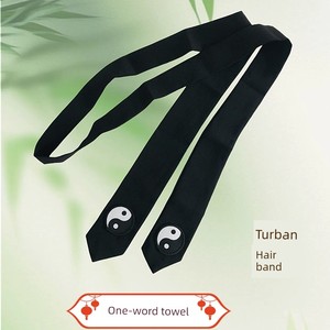Turban Hat Xiaoyao Towel Hat Taiji Word Towel Lotus Leaf Towel Ancient Costume Traditional Hair Towel Bandage All Real P