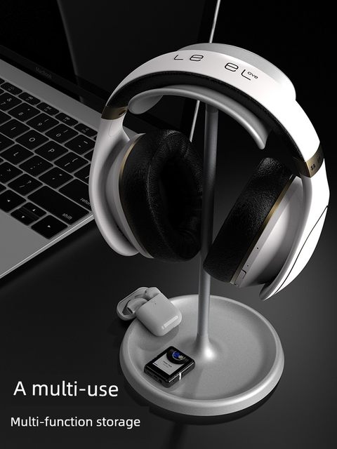 DrewChan headphone stand headphone rack desktop computer headphone storage rack game headset rack