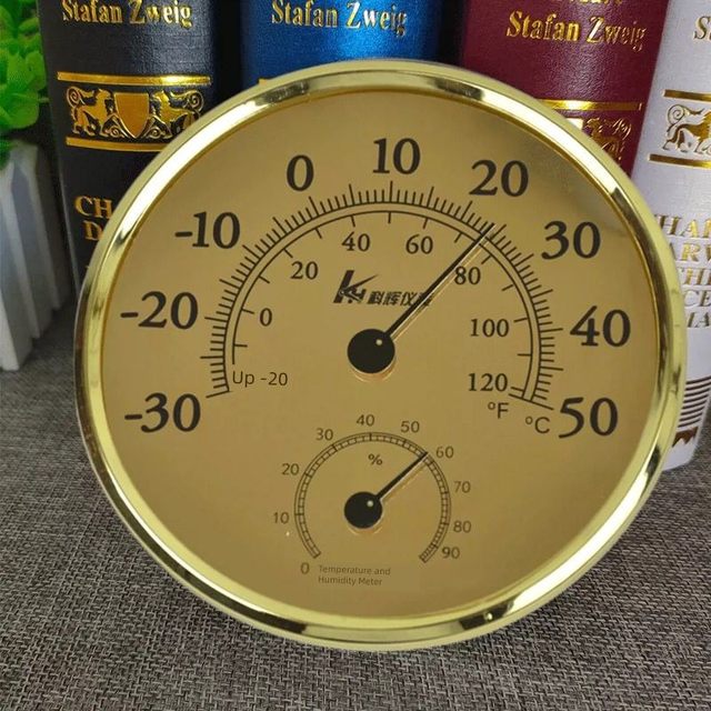 Household indoor and outdoor thermometer long strip refrigerator temperature and humidity meter agricultural vegetable greenhouse breeding high-precision wet and wet meter