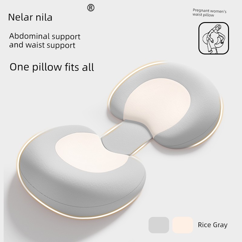 Nila Side Sleeping Pillow for Pregnant Women, Pregnancy Side Sleeping Pillow, Waist Support Side Sleeping Pillow, Belly Support Memory Pillow, Relieve — 1