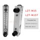 Yuyao Yuanda LZT-M15T panel flowmeter water liquid gas to float belt adjustment 1GPM 5GPM