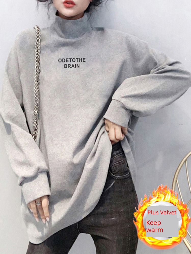 Autumn and winter easy European goods thickening Long sleeve T-shirt Undershirt