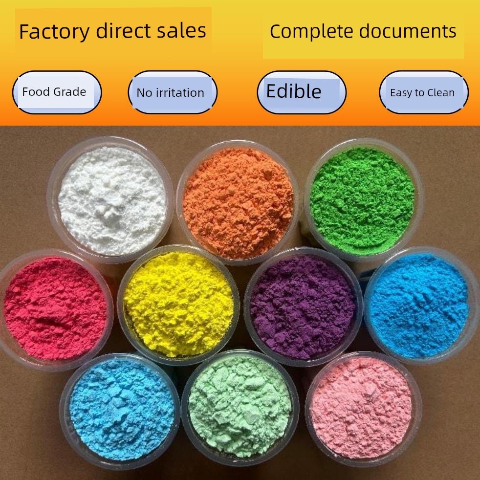 Colorful Powder for Running, Rainbow Powder, Colorful Running Powder, Company Team-Building Activities, Corn Starch, Elementary School Children's Day Supplies