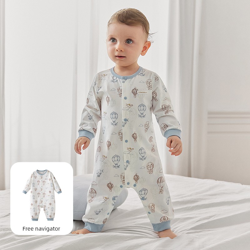 Qianxi Avocado Pure Cotton Autumn and Winter Baby Jumpsuit — 8