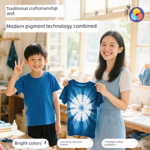 Tie-Dye DIY Material Kit Kindergarten Intangible Cultural Heritage Handicraft Set Children's Tie-Dye Hair Ties Canvas Ba