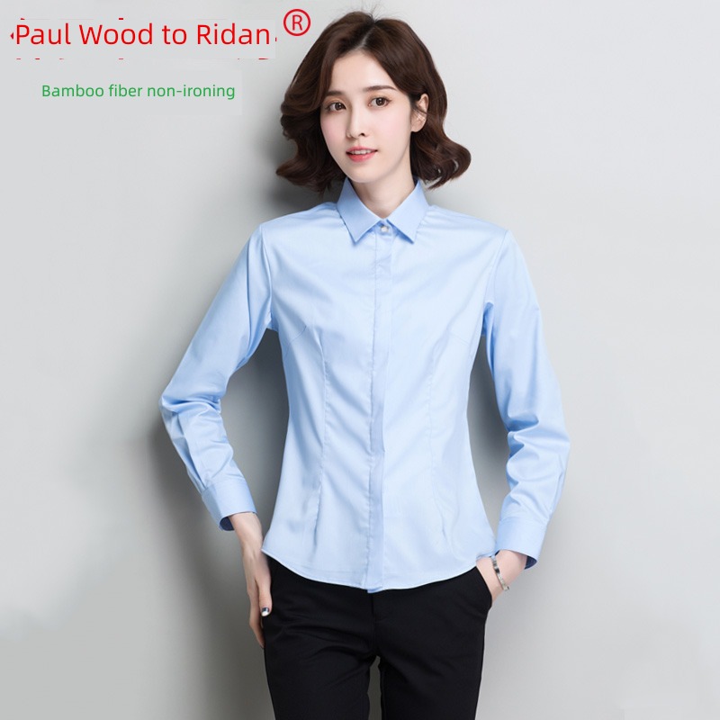 Paul high-end Bamboo fiber Short sleeve Large size shirt