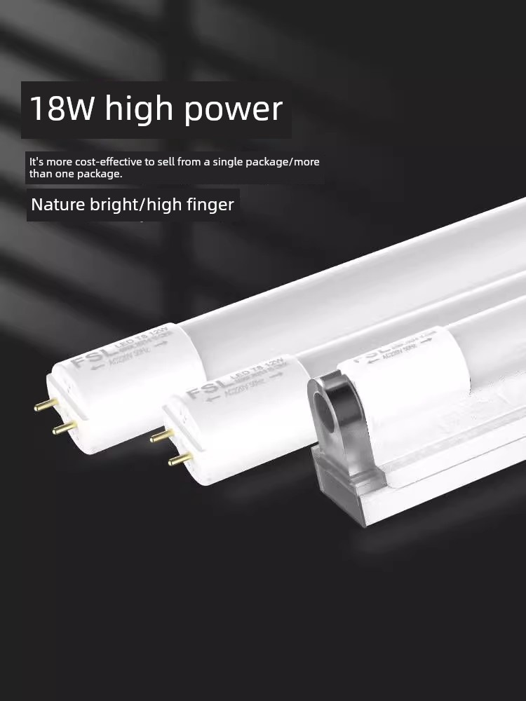 Foshan Lighting T8 LED Bulb T5 Integrated Fluorescent Lamp Bench Energy-Saving Super Bright Light Pipe Full Set 1 M 2 For Home