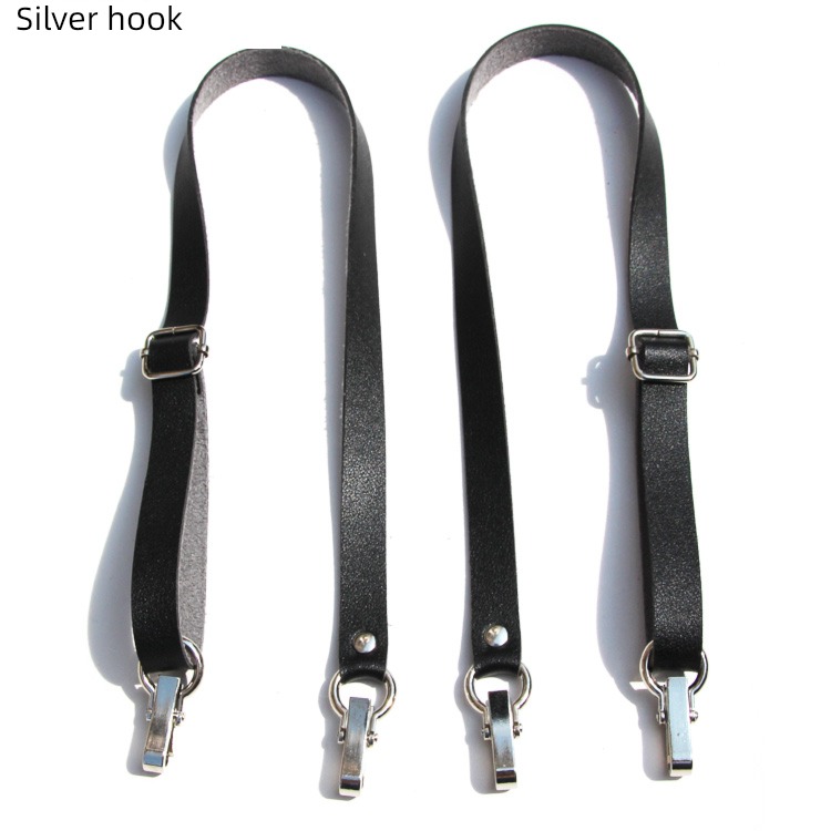 ma'am Retro Smooth surface rivet Suspender belt