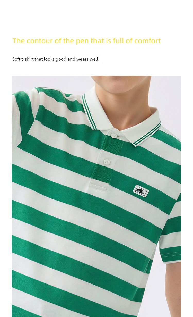 Balabala Short-Sleeved Polo Shirt 2024 New Arrival Children's Clothing — 6