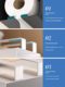 No punch-free kitchen tissue rack upside down cabinet hanging paper box wall hanging fresh bag storage toilet roll paper rack