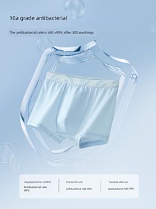 Beitais Children's Ice Silk Underwear for Boys, Summer Thin Breathable Non-Binding Boy Baby Boxer Shorts