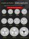Diamond cutting sheet ceramic tile beautiful joints and clear joints diamond cutting sheet jade ceramic special small slice polishing sheet