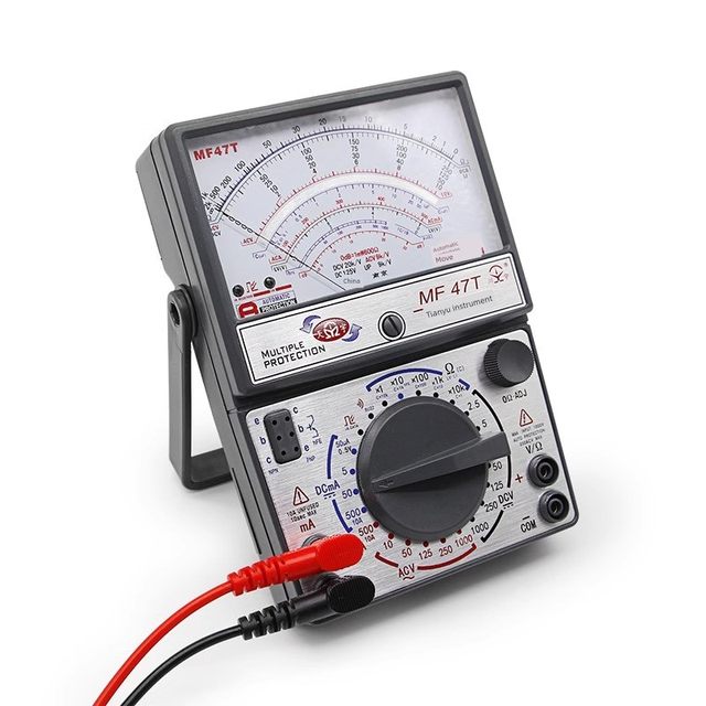 Nanjing Tianyu MF47T fully protected anti-burn pointer mechanical multimeter gold-plated watch head pointer infrared