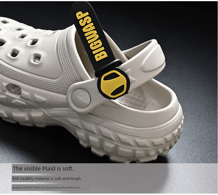 Bumblebee Kids Hole Slippers Boys Summer New Arrival Non Slip 2025 Sandals Older Boy Children's Shoes Sandals — 8