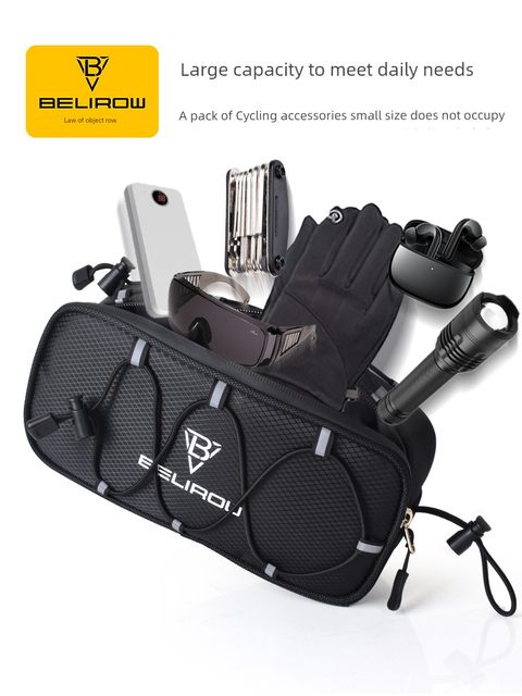 Road bicycle bag front beam bag mountain bike front bag storage bag cycling equipment hanging bag upper pipe handlebar bag