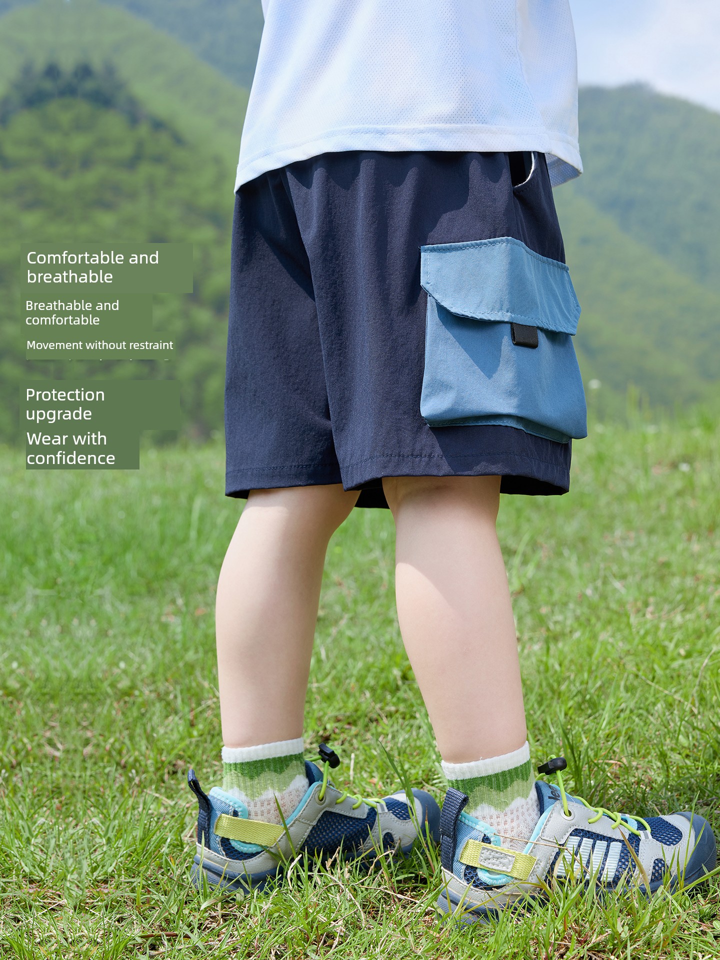 Boys' Shorts 2026 New Summer Style Baby Children's Clothing Pants Thin Summer Children's Outerwear Five-Point Shorts Trendy — 2