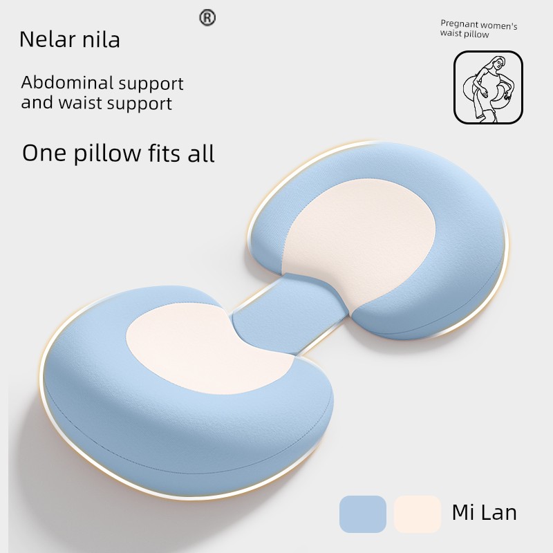Nila Side Sleeping Pillow for Pregnant Women, Pregnancy Side Sleeping Pillow, Waist Support Side Sleeping Pillow, Belly Support Memory Pillow, Relieve — 3