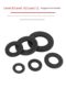 Black 8.8/10.9/12 grade high strength flat gasket round larger thickened flat gasket metal screw meson