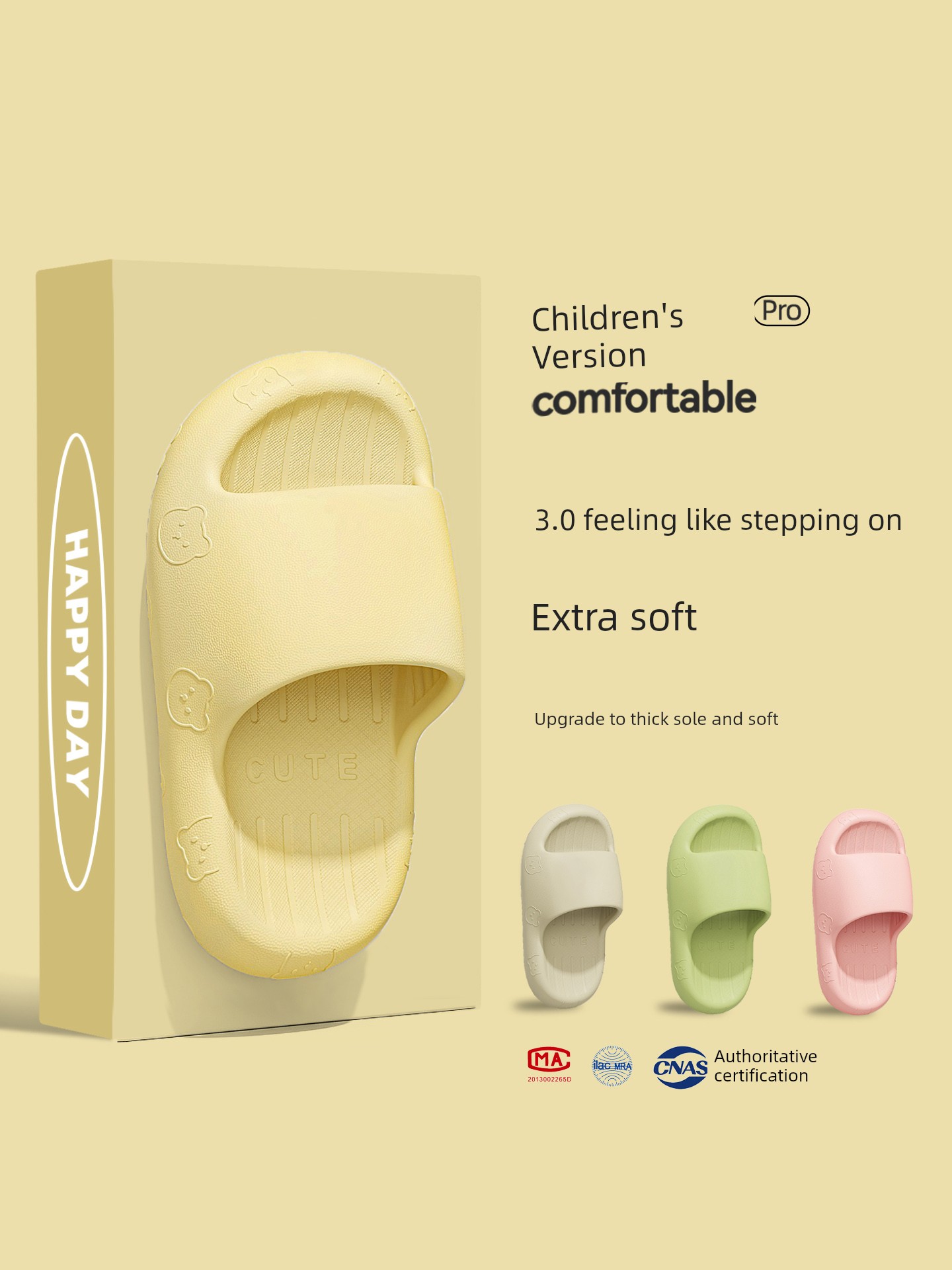 2026 New Model Children's Slippers for Girls, Summer Indoor Home Bathroom Non-Slip Eva Soft-Soled Sandals for Boys
