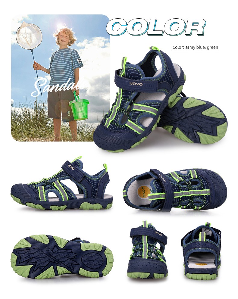 UVO Children's Sandals Summer Closed-Toe Baby — 16
