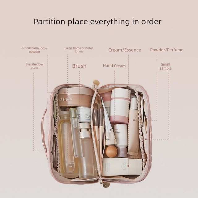 Makeup Bag for Women 2025 new high-end portable travel portable makeup bag large capacity cosmetic storage bag